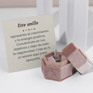 Anillo antiestrés con dedicatoria | RAYA_SPINRING