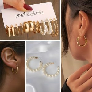 Conjunto de pendientes | GOLDHOOPS